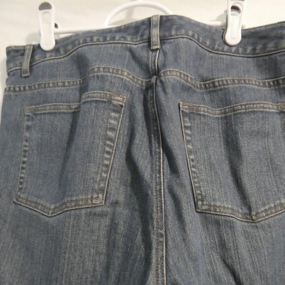 GEOFFREY BEENE SPORT Stretch | size 14 R | Classic Straight Leg Denim Jeans - Picture 11 of 16